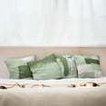 thumbnail image 6 of Ambesonne Throw Pillow Cover 4 Pack, , 20", Peacock Green Coconut, 6 of 7