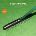 thumbnail image 2 of Golf Club Grip Rake Bunkers Rake Head Course Sand Pitch Care Maintain Tools, 2 of 9