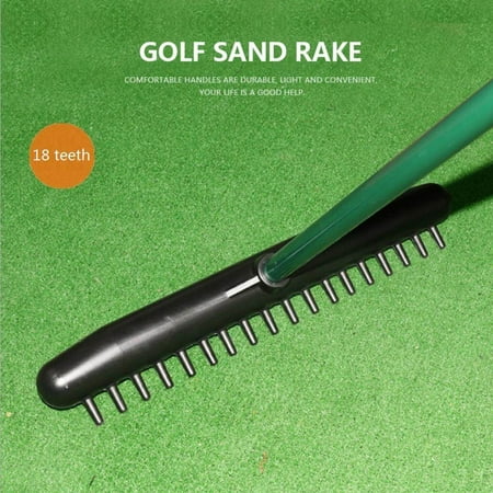 Golf Club Grip Rake Bunkers Replacement Head Rake Head Course Maintain ...