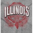 thumbnail image 2 of Illinois IL Student Campus Pride Men's Graphic T Shirt Tees Brisco Brands S, 2 of 4