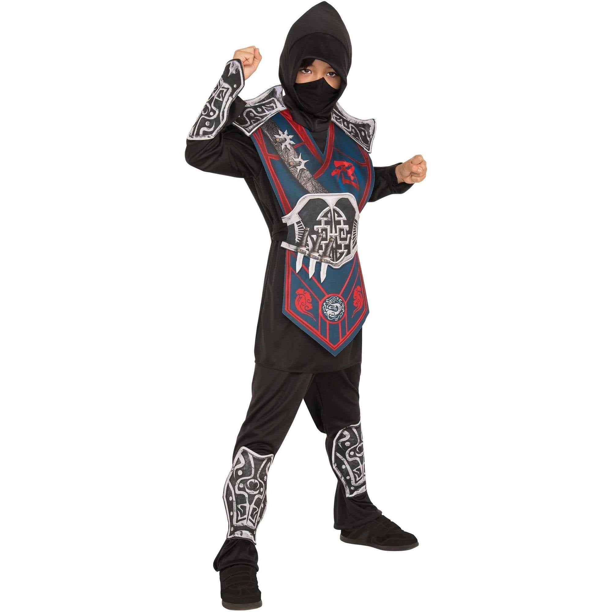 Blue Battle Ninja Child's Costume, Medium (810)