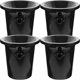 thumbnail image 2 of 4 unids creativo vino degustación spittoons wine spittoons wine dump cubos (negro), 2 of 5