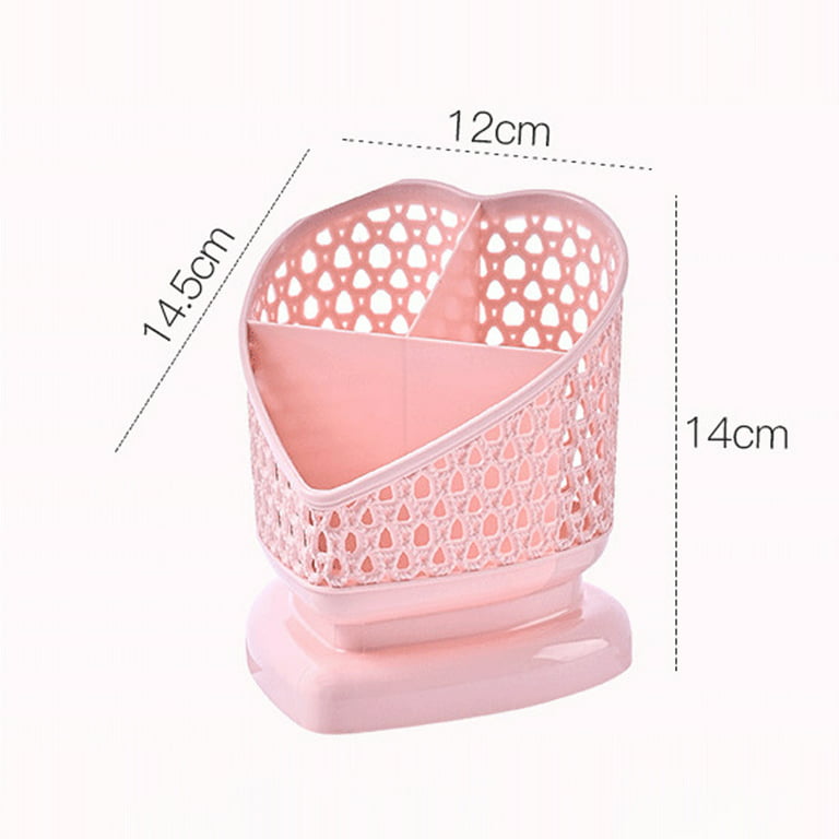 XINHUADSH Pencil Container Compartmental Stand Stable Rule Eraser Pencil  Cup Anti-slip Useful for School 