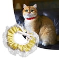thumbnail image 3 of Multi-Layer Bow-knot Pet Collar Super Soft Wear-Resistant Polyester - Saliva Bib Decor, 3 of 8