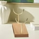 thumbnail image 5 of Jewelry display stand, double fork bracket, metal rolling cart, elegant pendant ornament, foldable portable stand, metal frame, for office decor,topliu, 5 of 8