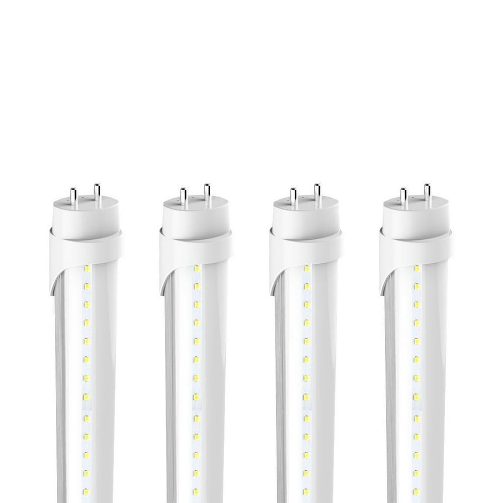 Ballast Compatible T8 4ft LED Tube Light 20W 2800 Lumens 6500K Clear