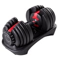 thumbnail image 1 of Mancuerna Ajustable X-Rush ( 2.5 a 24 kg) con Sistema de Dial Rápido y Base, 1 of 8