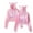 Pink, variant on Aaron May MAKEORBREAK North American Tour Short Hoodie Casual Womens Cat Ear Sweatshirt