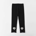 thumbnail image 2 of Posijego Girls Capri Leggings Summer Athletic Leggings High Waisted Yoga Running Dance Causal Capris Leggings for Little Girls, 2 of 5