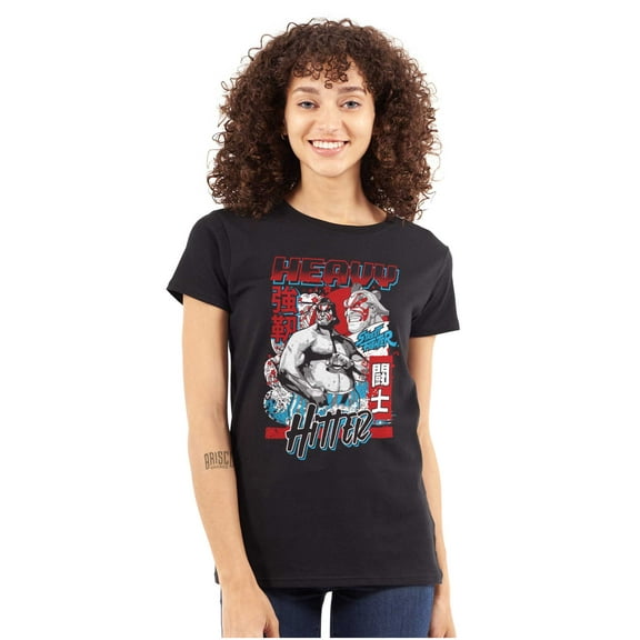 Street Fighter E Honda Heavy Hitter Women's T Shirt Ladies Tee Brisco Brands S