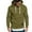 Army Green, variant on Men's Casual Splicing Design Hooded Sweatshirt Comfortable Pullover Large Fit Soft Fabric Relaxed Streetwear Top