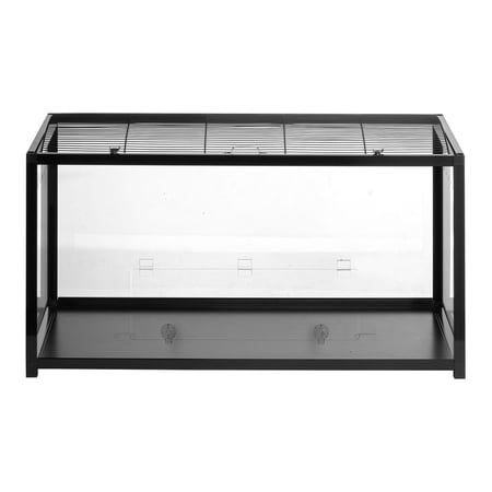 Hamster Cage 360° Viewing, Small Animal Habitats - 37.8 x 18.5 x 21.7 in, Ventilated Mouse Cage with Front Door, Portable Hamster House for Rats & Guinea Pigs