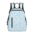 thumbnail image 1 of Disketp Floral Daisy Mochila Ligera e Impermeable, Mochila de Día Resistente para Viajes, Senderismo y Uso Diario para Hombre y Mujer, 1 of 7