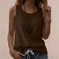 thumbnail image 2 of Diufon Linen Tank Tops for Women Summer Casual Sleeveless Cotton Linen Shirts Loose Lightweight Camisole, 2 of 6