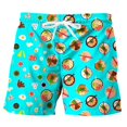 thumbnail image 1 of Pantalones cortos de playa para hombre, bañador de secado rápido, con estampado bonito, 6XL Fivean unisex, 1 of 2