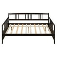 thumbnail image 3 of Aukfa Daybed, Full Size Solid Wood Bed Frame for Kids Bedroom - Espresso, 3 of 8