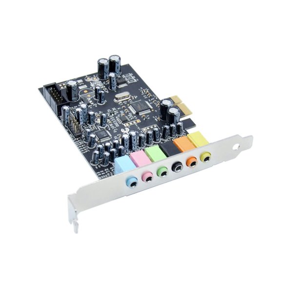 FOR 1pcs High Fidelity Internal Sound Card Audio Chip 8 Track Internal Surround PCI-E Card 7.1CH Audio System CM8828 HIFI Sound Card