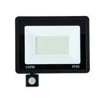 thumbnail image 1 of LED Induction Floodlight, Outdoor Courtyard Security Light with Adjustable Motion Sensor, Ultra Thin Square Design, IP66 Waterproof, AC220V, 30W/100W, 1 of 8