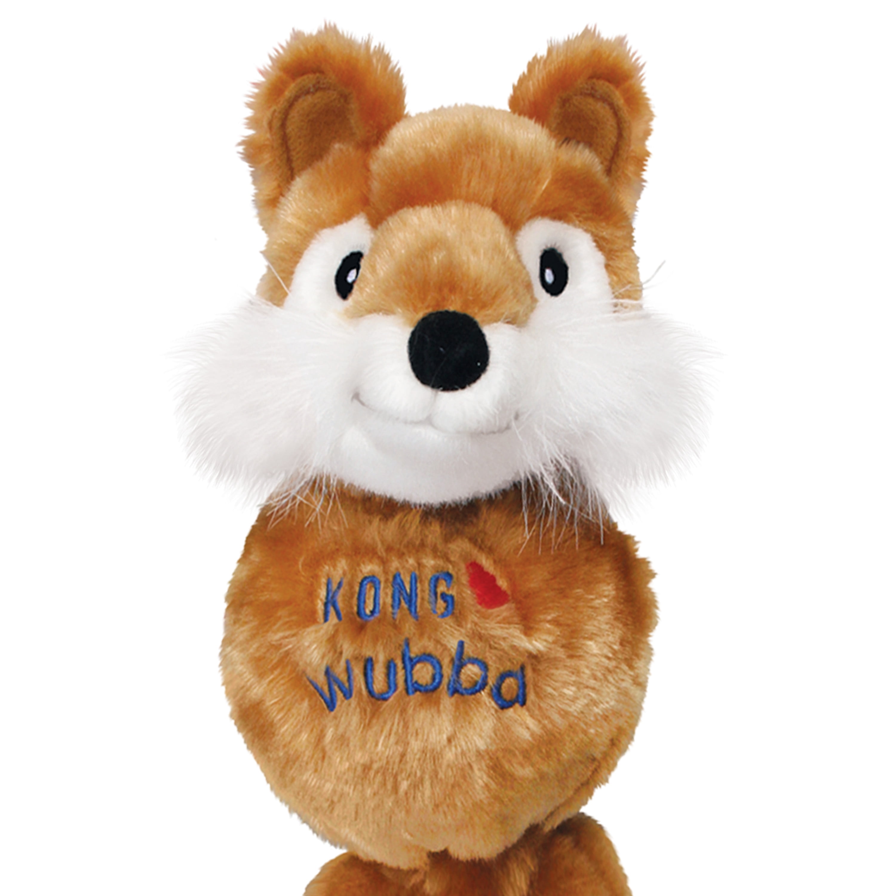 KONG® Wubba Squeaker Dog Toy, Fox, Small