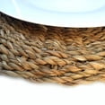 thumbnail image 3 of Made By Nature Round Woven Seagrass Placemats, Set of 2, Chunky Weave, 15 3/4 Inches Diameter, Sustainably Harvested Natural Sea Grass, 3 of 9