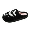 thumbnail image 4 of Yhkghxis House Slippers Plush Warm Santa Claus Slippers Plain Fuzzy Cute Warm Women Slippers Indoor Outdoor Trendy Warm House Shoes for Women, 4 of 4