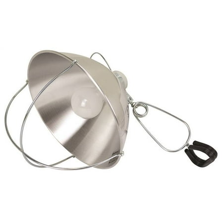 Lamp Cord 20 Feet Powerzone ORBL081508B Multi-Purpose Brooder Clamp Light Incandescent Lamp, 18/2 SJT-2 8 ft Cord, Alu ()