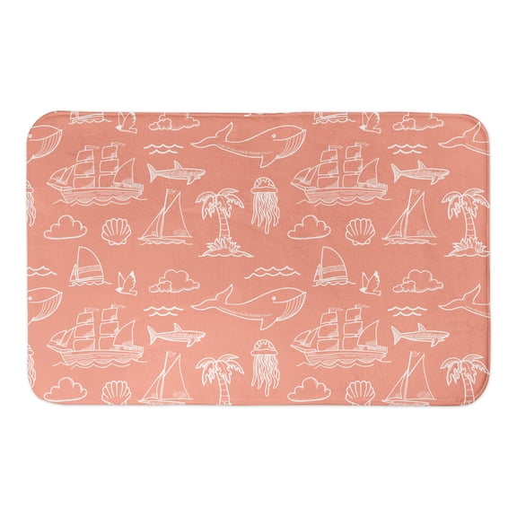 Creative Products Sea Coral 34x21 Bath Mat