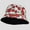 Strawberry Red, variant on Women's Reversible Bucket Hat Stylish Fruit Printing Sun Protection- Strawberry Red