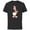 Black, variant on Disney Daisy Duck Sassy in White & Pink Pose with Plaid Top - Short Sleeve Cotton T-Shirt for Adults - Customized-Black