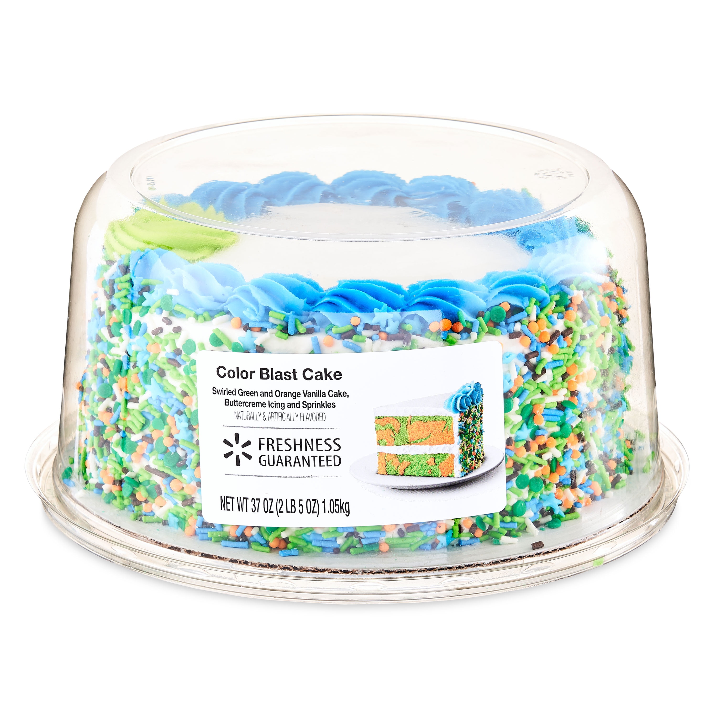 Freshness Guaranteed 7" Color Blast Cake, 37 oz