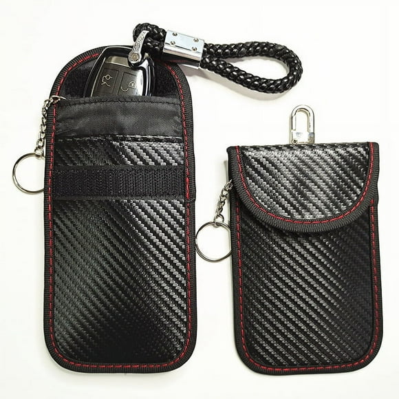 2 Pack Car Key Signal Blocking Pouch,Upgraded Faraday Bag for Key Fob