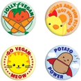 thumbnail image 1 of Grindstore - Pack de cuatro chapas modelo Jolly Vegan (Multicolor), 1 of 2
