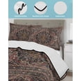 thumbnail image 4 of Retro Boho Twin Size Down Alternative Comforter, Lightweight Comforter Quilt Bedding Set with Pillow Shams Modern Geometric Abstract Art Aesthetics All Seasons Bed Comforter Duvet Insert 68"x86", 4 of 7