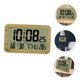 thumbnail image 3 of Reloj de pared Digital de grano de madera, Reloj de escritorio con temperatura y fecha, despertador Digital de madera, calendario Digital, 1 ud., 3 of 5