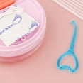 thumbnail image 4 of Caja De Almacenamiento De Retenedores Portátil Ligero A Prueba De Fugas 3 Capas Retenedor Multifuncional Dientes Invisibles Limpieza De Dentaduras Estuche Portátil(polvo de flor de cerezo), 4 of 4