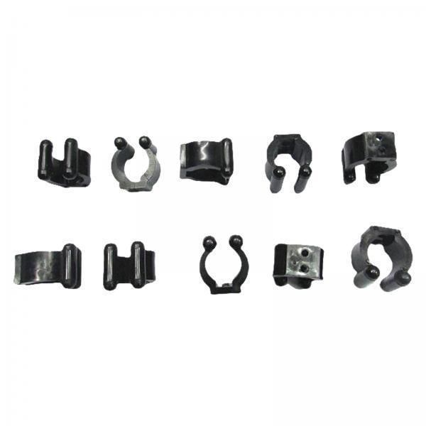 Lipstore 3x10x Clips de Queue de Billard en Plastique Accessoires de Billard Moyen