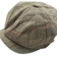 thumbnail image 3 of CoCopeaunts Newsboy Cap Unisex Women Men Fashion Casual Warm Plaid Octagonal Cap Autumn Retro Newsboy Hat Winter Beret Hat, 3 of 8