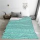 thumbnail image 5 of Fotbe Teal Turquoise Glitter Manta de Franela Acolchonada con Estampado, Súper Suave y Esponjosa, Extra Grande para Sofá, Cama, Uso Todo el Año-50"x40", 5 of 7