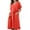 Red, variant on Sngxgn Dresses for Women Front Tie Cap Sleeves V Neck Midi Bodycon Dress(Green,S)