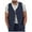 Navy, variant on Bcfgryg Vest Men Lapel Sleeveless Slim Fit For Men With Vintage Casual Vests Lightweight Men's Jacket For Hiking Green L