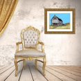 thumbnail image 3 of Charest, Doris 32x25 Gold Ornate Wood Framed with Double Matting Museum Art Print Titled - Relaxing Barn, 3 of 4