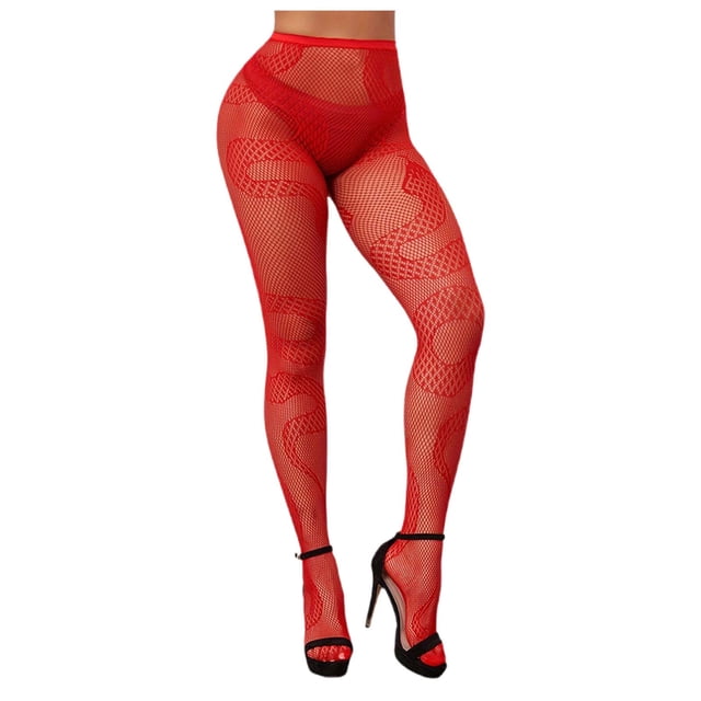 TINZ Collants Résille Colorés pour Femmes, Bas Résille Ajustés pour Adultes, Mode et Confort, Collants Transparents Sans Pieds, Collants pour Femmes pour l'Hiver, Collants Grande Taille pour Femmes