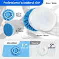 thumbnail image 5 of CWMMLS 20Pcs Car Polisher Pad Bonnet 9 to 10 Inch Reusable Car Buffing Pads with Microfiber Wax Pads and Woollen Polishing Pad for Car, 5 of 19