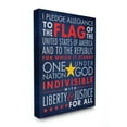 thumbnail image 2 of The Kids Room by Stupell The Pledge Of Allegiance Textual Art Canvas Wall Art by Stephanie Workman Marrott, 2 of 6