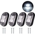 thumbnail image 1 of Luces laterales LED 4x4, iluminación delantera y trasera, luces de posición LED impermeables, luces de posición universales de 12 V y 24 V para remolques, furgonetas, caravanas, camiones, autobuses (b, 1 of 5