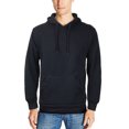 thumbnail image 2 of Men's Premium Athletic Drawstring Fleece Lined Sport Gym Sweater Pullover Hoodie (Black,3XL), 2 of 2