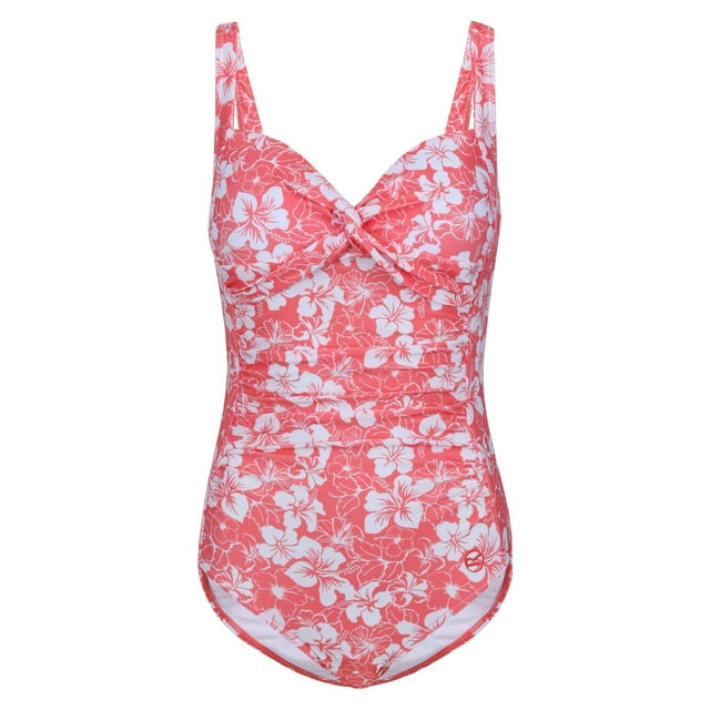 Regatta - Bañador Entero de Una Pieza Sakari Hibisco para Mujer (Melocotón Bloom)