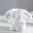 thumbnail image 3 of Florero del cuerpo humano Flor seca Interior Florero Estatuillas Decoración Sunnimix Jarrón de ceramica, 3 of 7