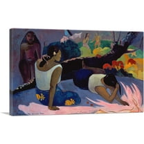 ARTCANVAS Reclining Tahitian Women 1894 Canvas Art Print by Paul Gauguin - Size: 40" x 26" (1.50" Deep)