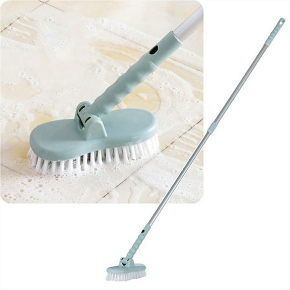 Telescopic Handle Brush Scrubber Cleaning Brush Lightweight Aluminum Extension Pole